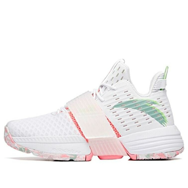 緑 グリーン 白色 ホワイト ピンク 'WHITE PINK' スニーカー メンズ ANTA SWEEP GREEN 112031108-1 / WHITE GREEN PINK