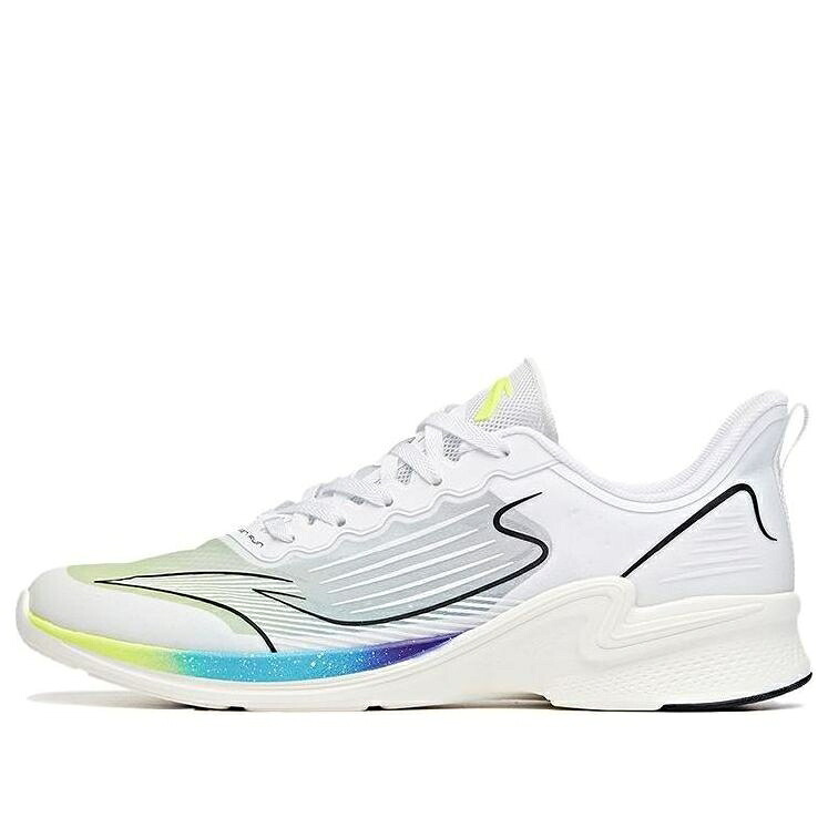 ラン コレクション 青色 ブルー 白色 ホワイト 緑 グリーン 黒色 ブラック 'WHITE GREEN' スニーカー メンズ ANTA RUN COLLECTION BLUE 112025541-3 / WHITE GREEN BLUE BLACK|スニケス