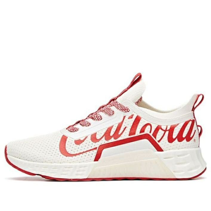 形づくる つづき物 白いこと 白いこと 赤 赤いこと \u0027WHITE RED\u0027 スニーカー メンズ ANTA X COCA COLA TRAINING SERIES SNEAKERS 112027785-4 / WHITE RED