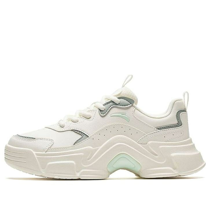 なめし革 緑 緑であること 白いこと 白いこと 薄墨色 薄墨色 \u0027WHITE GREY\u0027 スニーカー レディース ANTA (WMNS) PLATFORM LEATHER GREEN 922328816-4 / WHITE GREEN GREY