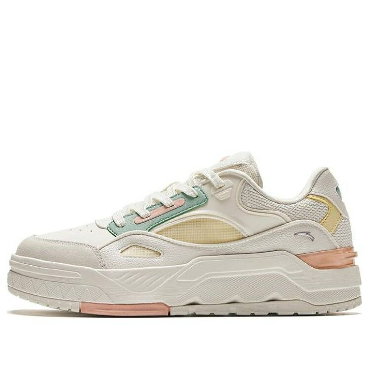 シリーズ 黄色 イエロー 白色 ホワイト 橙 オレンジ 緑 グリーン 'ORANGE GREEN' スニーカー レディース ANTA (WMNS) SKATEBOARDING SERIES SNEAKERS YELLOW 122428054-1 / WHITE ORANGE YELLOW GREEN