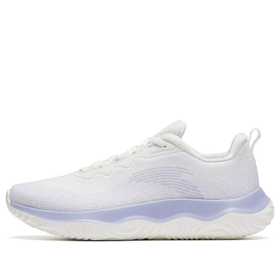 ぼうぜん自失 白いこと 白いこと 紫 パープル \u0027WHITE PURPLE\u0027 スニーカー レディース ANTA (WMNS) SHOCK THE WALKER LOW 122317719-6 / WHITE PURPLE