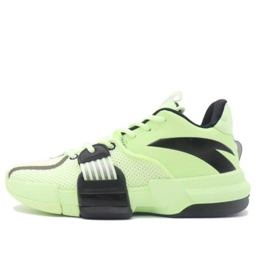 クレイジー 緑 グリーン 黒色 ブラック 'NEON BLACK' スニーカー メンズ ANTA LIGHT CRAZY TD GREEN 112221618-2 / NEON GREEN BLACK｜スニケス