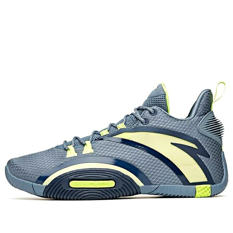 青味 青み サンダー 黄味がかった 黄色 \u0027THUNDER YELLOW\u0027 スニーカー メンズ ANTA UFO 3 BLUE 112111602-3 / THUNDER BLUE YELLOW