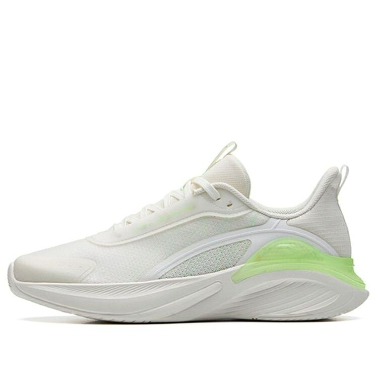 スニーカー 運動すること靴 象牙色 白いこと 白いこと 緑 緑であること \u0027WHITE GREEN\u0027 スニーカー レディース ANTA (WMNS) RUNNING SHOES 122235565-1 / IVORY WHITE GREEN