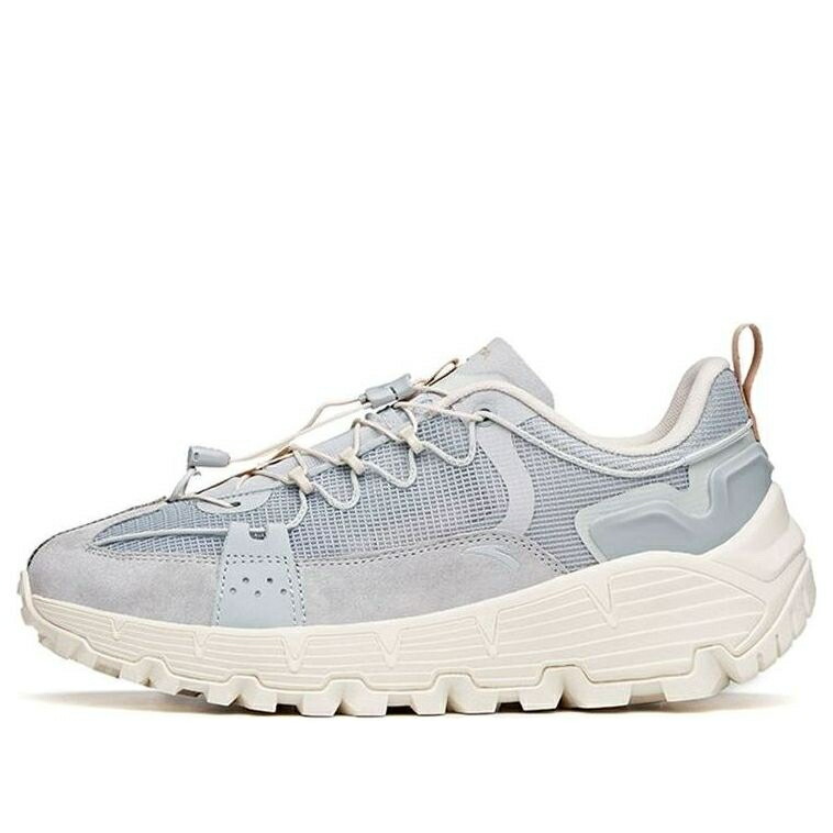 白色 ホワイト 灰色 グレー 'CLOUD GREY' スニーカー メンズ ANTA STAR SIGN 112126633A-1 / WHITE GREY TAN