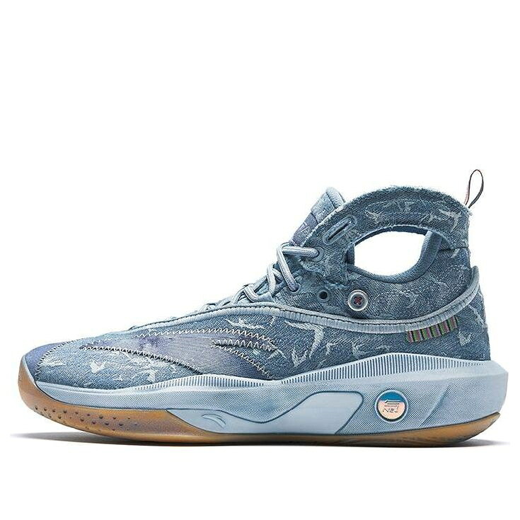 青碧 青碧 薄墨色 薄墨色 カーキ \u0027QIXI\u0027 スニーカー メンズ ANTA KLAY THOMPSON 8 112331101-6 / BLUE GREY KHAKI