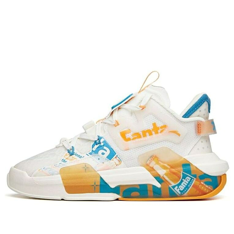 橙 オレンジ色 白いこと 白いこと 青み 青色 \u0027WHITE BLUE\u0027 スニーカー レディース ANTA (WMNS) X FANTA BADAO 3 ORANGE 122138081S-1 / WHITE ORANGE BLUE