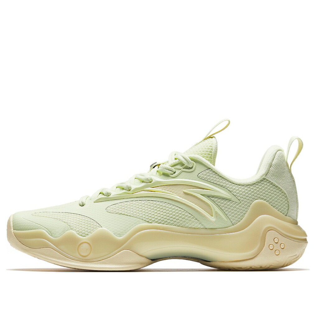 ぼうぜん自失 縮くれる ウェイブ 緑 緑であること \u0027LEMON GREEN\u0027 スニーカー メンズ ANTA SHOCK WAVE 4 BM SCENTED 912511607Q-3 / LEMON SCENTED GREEN GLIMMERING