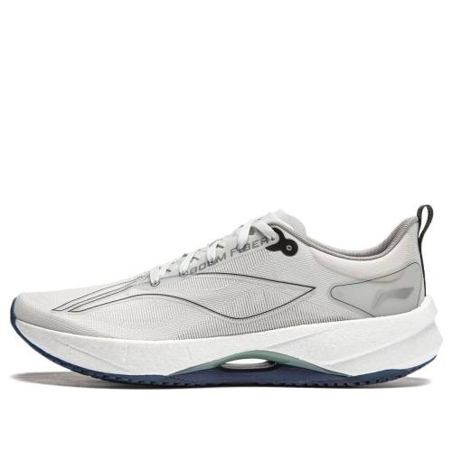 リーニン 薄墨色 薄墨色 白いこと 白いこと 青味 青み \u0027GREY WHITE\u0027 スニーカー メンズ LI-NING SUPERLIGHT 21 ARBU001-39 / GREY WHITE BLUE