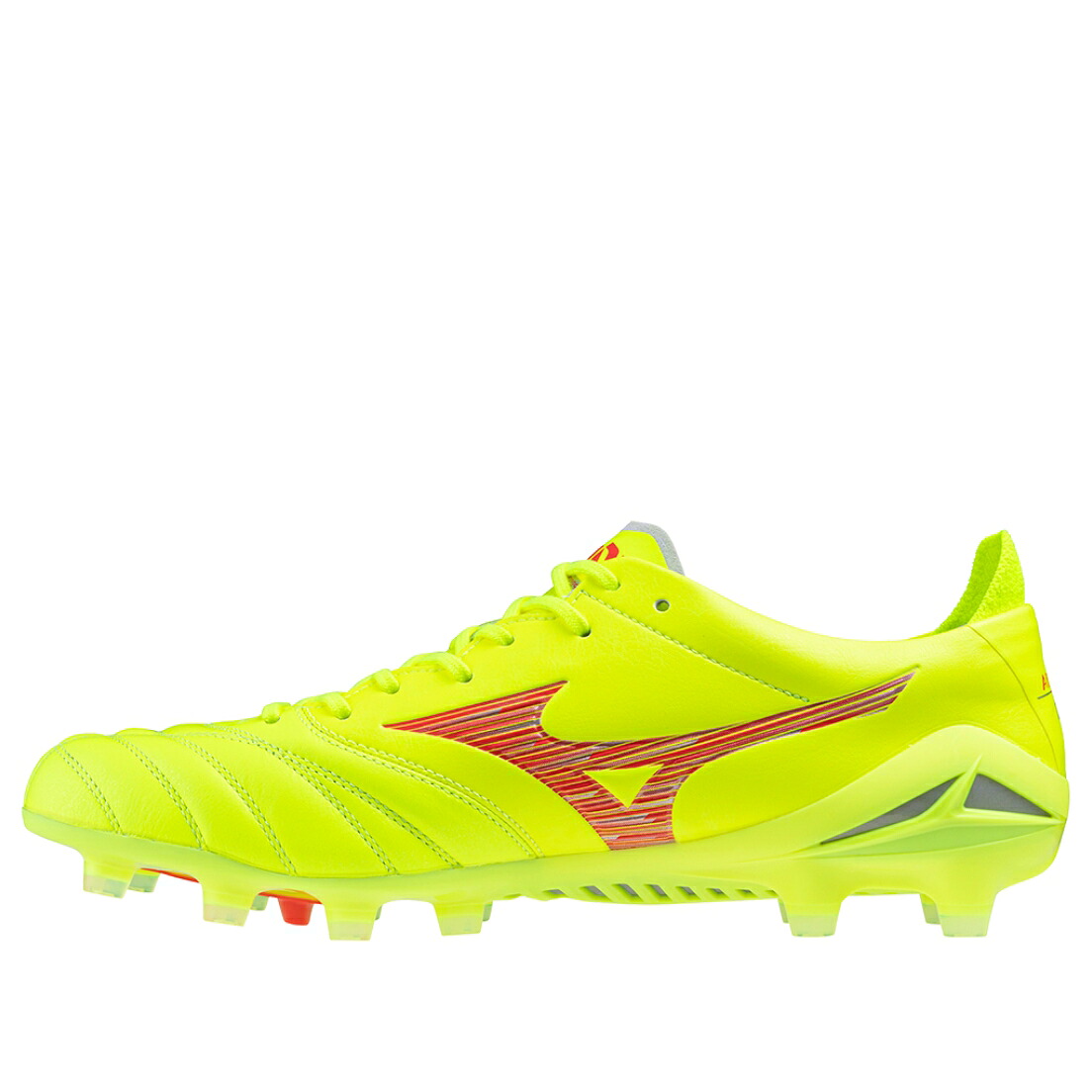 ミズノ ネオ エリート 黄味がかった 黄色 橙 オレンジ色 \u0027SAFETY CORAL\u0027 スニーカー メンズ MIZUNO MORELIA NEO 4 ELITE YELLOW FIERY P1GA243245 / YELLOW ORANGE