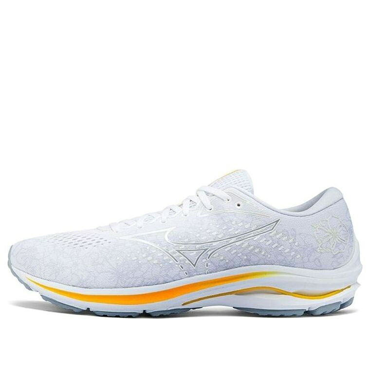 ミズノ 縮くれる ウェイブ 白いこと 白いこと 黄味がかった 黄色 \u0027WHITE YELLOW\u0027 スニーカー メンズ MIZUNO WAVE RIDER 25 J1GC225545 / WHITE YELLOW