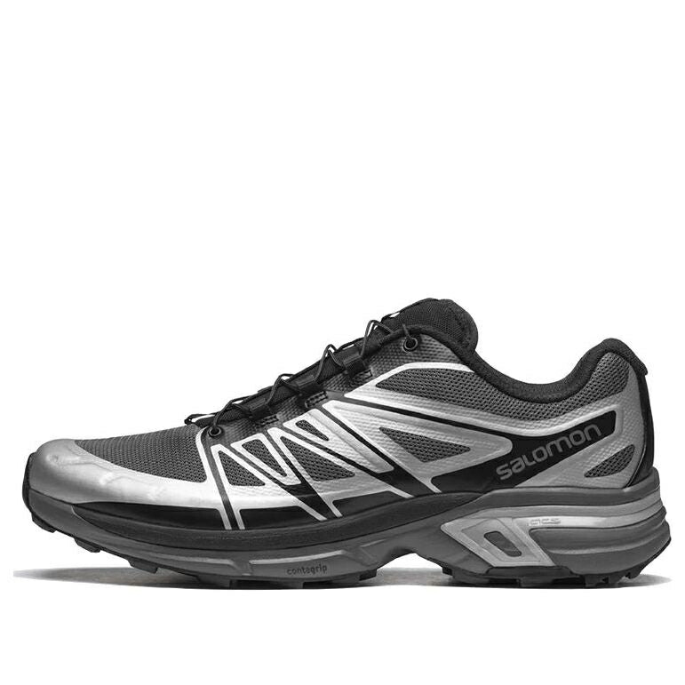 サロモン 黒いこと 黒いこと しろがね色 しろがね色 \u0027BLACK SILVER\u0027 スニーカー メンズ SALOMON XT-WINGS 2 417616 / BLACK SILVER