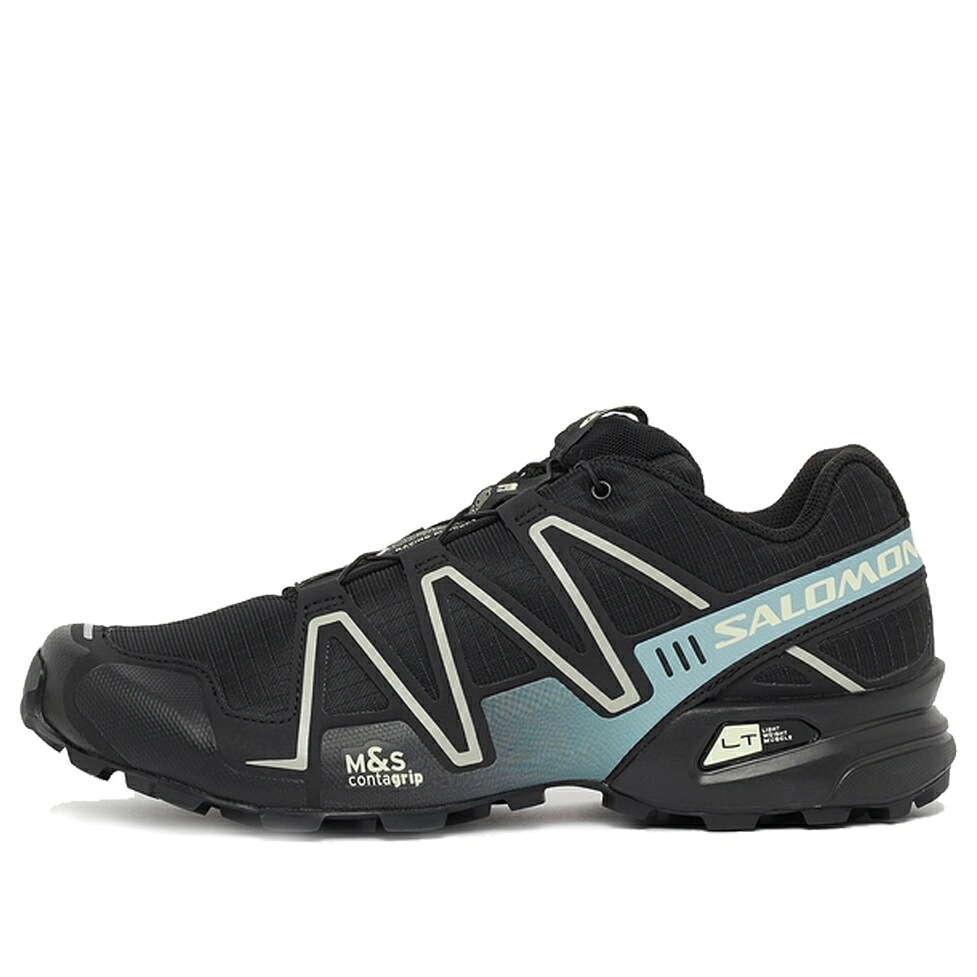 サロモン 黒いこと 黒いこと \u0027BLACK TEAL\u0027 スニーカー メンズ SALOMON SPEEDCROSS 3 474386 / TEAL BLACK