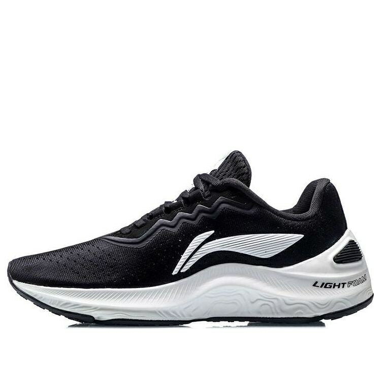 リーニン 黒いこと 黒いこと 白いこと 白いこと \u0027BLACK WHITE\u0027 スニーカー レディース LI-NING (WMNS) LAM PLUS ARHR034-1 / BLACK WHITE
