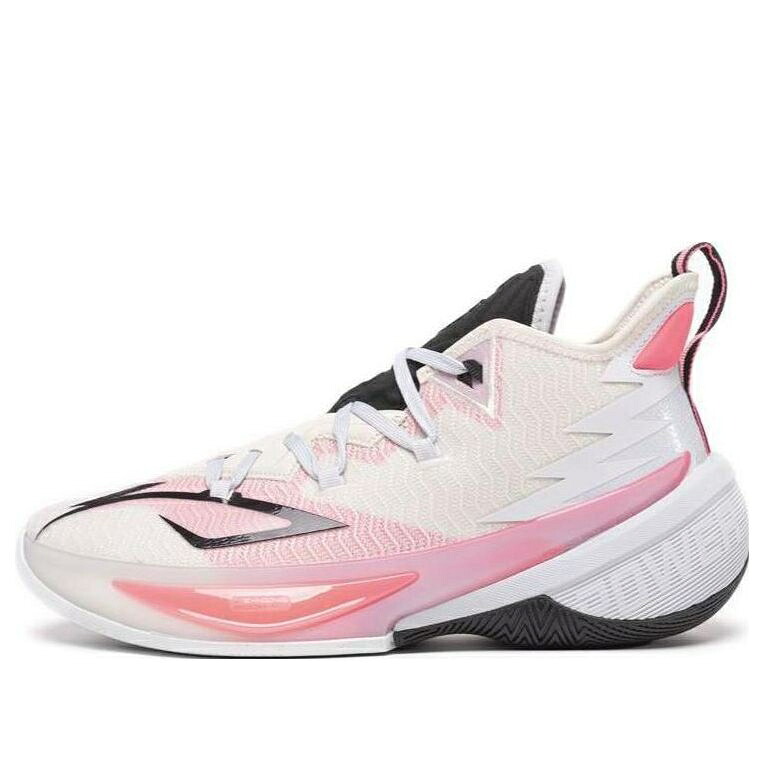 リーニン 力強さ 白いこと 白いこと サクラ色 \u0027WHITE PINK\u0027 スニーカー メンズ LI-NING POWER 9 ABAS073-7 / WHITE PINK