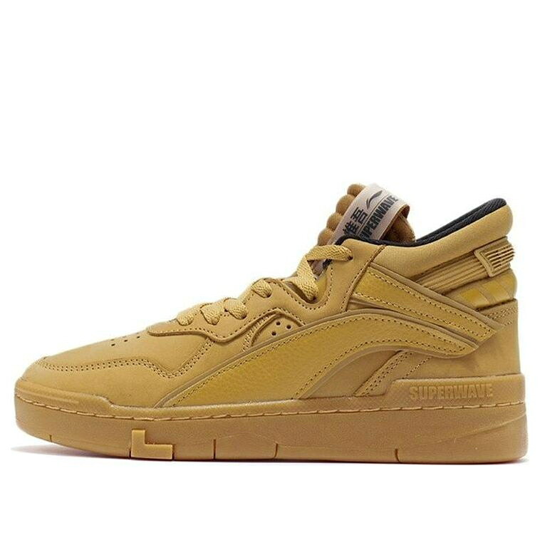リーニン ミッド 黄味がかった 黄色 \u0027YELLOW TAN\u0027 スニーカー レディース LI-NING (WMNS) SUPERWAVE MID AGCR402-2 / YELLOW TAN