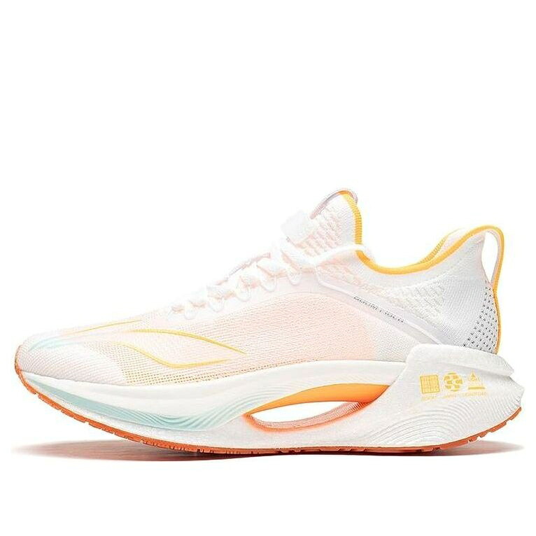 リーニン 白色 ホワイト 黄色 イエロー 'WHITE YELLOW' スニーカー メンズ LI-NING JUE YING ESSENTIAL NEON ARRS003-12 / WHITE NEON YELLOW