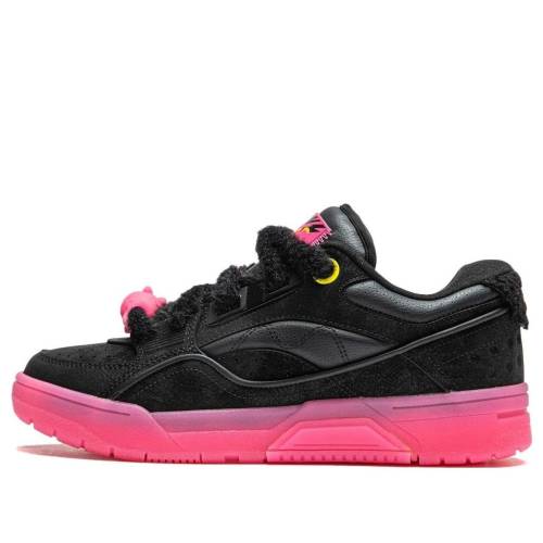 リーニン 黒色 ブラック ピンク 'BLACK PINK' スニーカー メンズ LI-NING RSR 101 ABCT041-12 / BLACK PINK