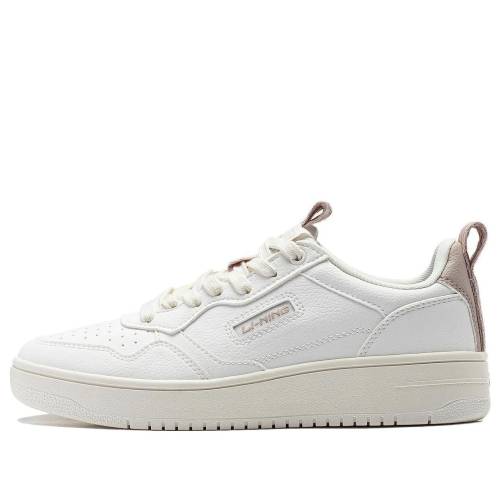 リーニン 白いこと 白いこと 赤銅色 赤銅色 \u0027SMOKE WHITE\u0027 スニーカー レディース LI-NING (WMNS) STAR CANDY AGCT472-2 / WHITE BROWN