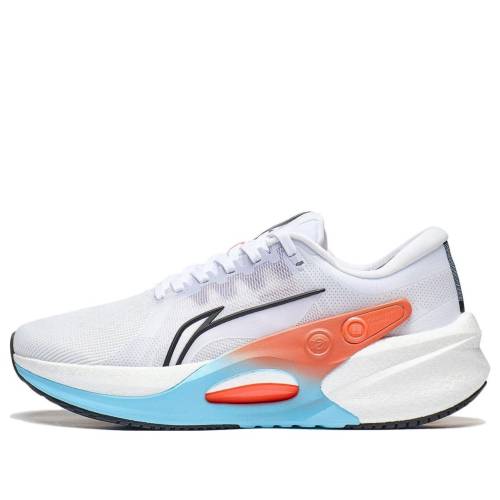 リーニン 橙 オレンジ色 白いこと 白いこと 青味 青み \u0027WHITE BLUE\u0027 スニーカー メンズ LI-NING FURIOUS RIDER 7 ORANGE ARZT003-11 / WHITE ORANGE BLUE