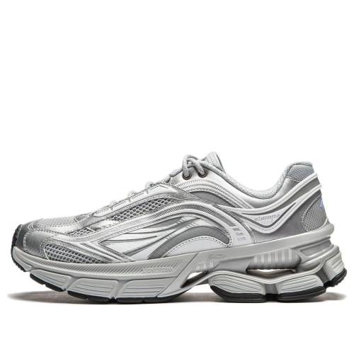 リーニン しろがね色 しろがね色 薄墨色 薄墨色 \u0027SILVER GREY\u0027 スニーカー メンズ LI-NING AURORA RENEW AGCU051-2 / SILVER GREY