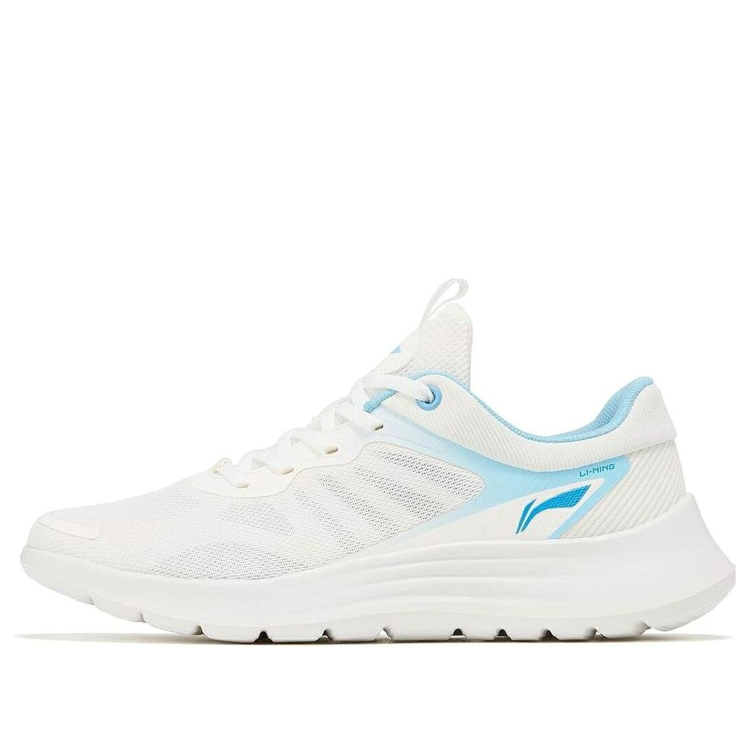リーニン 白いこと 白いこと 青み 青色 \u0027WHITE BLUE\u0027 スニーカー メンズ LI-NING LIGHT FEATHER ARST019-1 / WHITE LIGHT BLUE