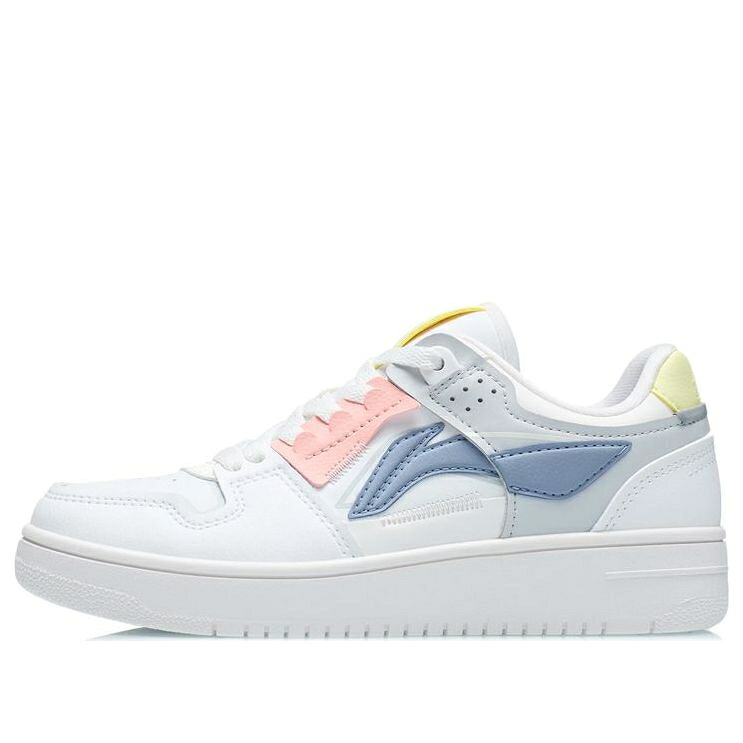 リーニン さくら色 白いこと 白いこと 緑 緑であること \u0027WHITE GREEN\u0027 スニーカー レディース LI-NING (WMNS) TIANJI PINK AGCP362-17 / WHITE PINK GREEN