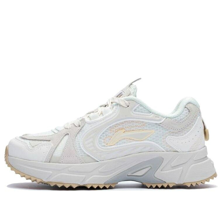 リーニン 白いこと 白いこと カーキ 薄墨色 薄墨色 \u0027WHITE KHAKI\u0027 スニーカー レディース LI-NING (WMNS) SHIGUANG ARLR012-2 / WHITE KHAKI GREY