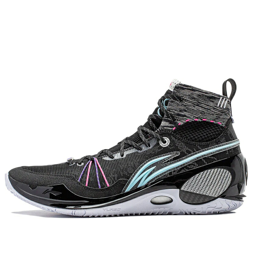 リーニン ウェイド ウルトラ 黒いこと 黒いこと \u0027TEAM SLEEP\u0027 スニーカー メンズ LI-NING WADE 808 III ULTRA V2 NO ABAU013-4 / BLACK MINT