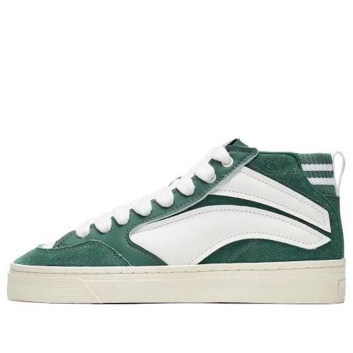 リーニン 緑 グリーン 白色 ホワイト 'GREEN WHITE' スニーカー メンズ LI-NING WEIWU 180 VNTG AECT051-2 / GREEN WHITE