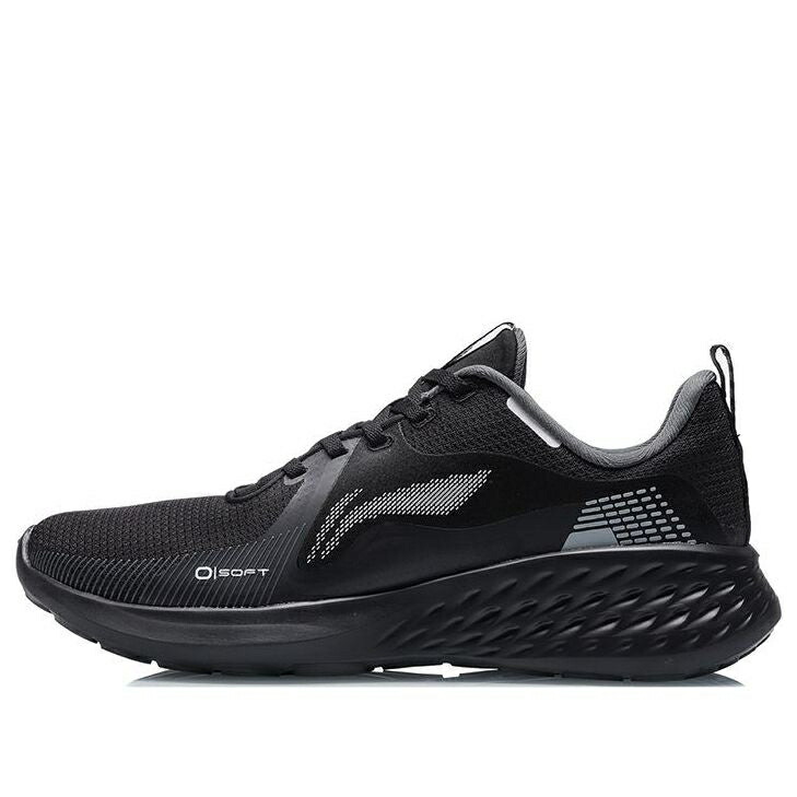 リーニン エレメント 黒色 ブラック BLACK スニーカー メンズ LI-NING SOFT ELEMENT ARHR077-1 / BLACK