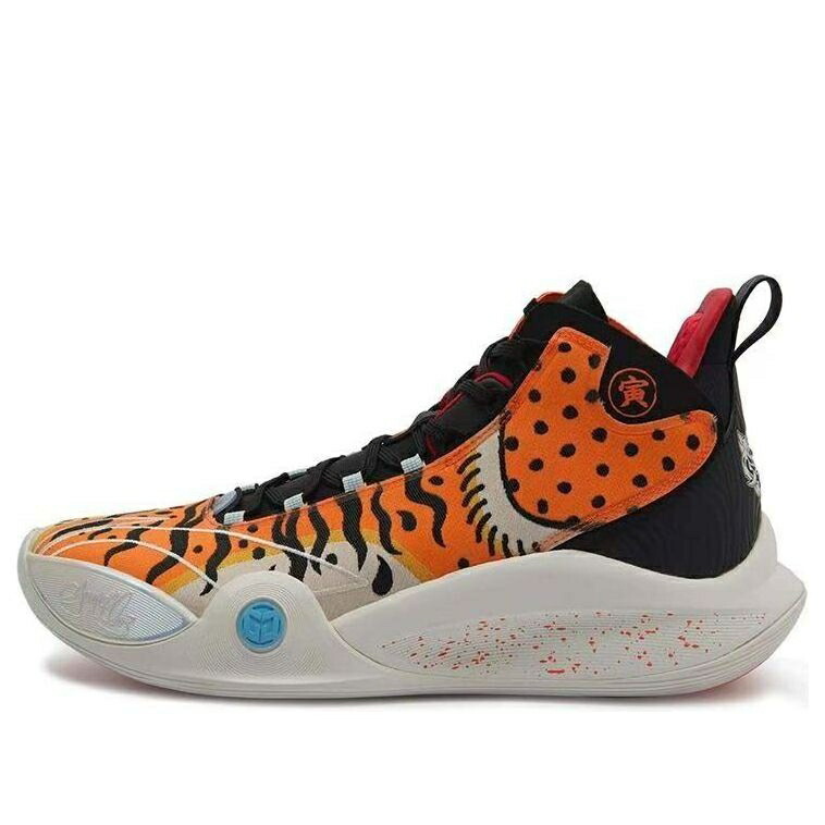 リーニン 黒色 ブラック 橙 オレンジ C.J. BLACK ORANGE スニーカー メンズ LI-NING CJ1 MCCOLLUM BLACK ORANGE LIMITED ABAR019-25 / BLACK ORANGE