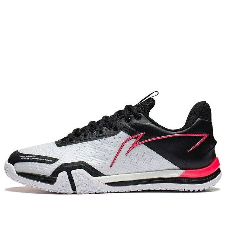 リーニン 黒いこと 黒いこと 白いこと 白いこと 赤 赤いこと \u0027BLACK WHITE\u0027 スニーカー メンズ LI-NING GROUND FLYING SE AYZS014-1 / BLACK WHITE RED
