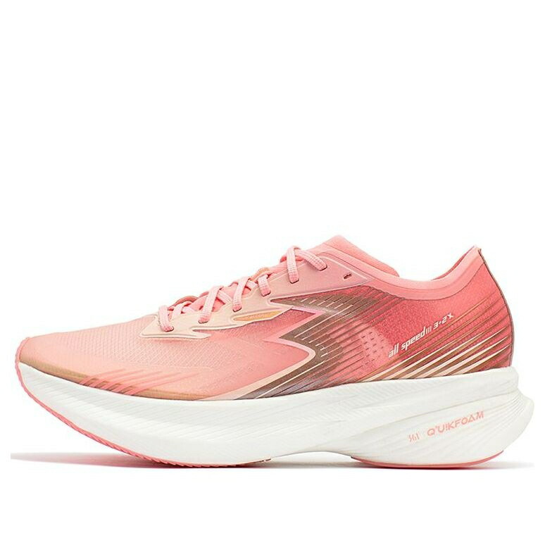 サクラ色 白いこと 白いこと QU!K \u0027PINK WHITE\u0027 スニーカー メンズ 361 DEGREES 361 DEGREES X FOAM FLYING FLAME ST 672312204F-4 / PINK WHITE