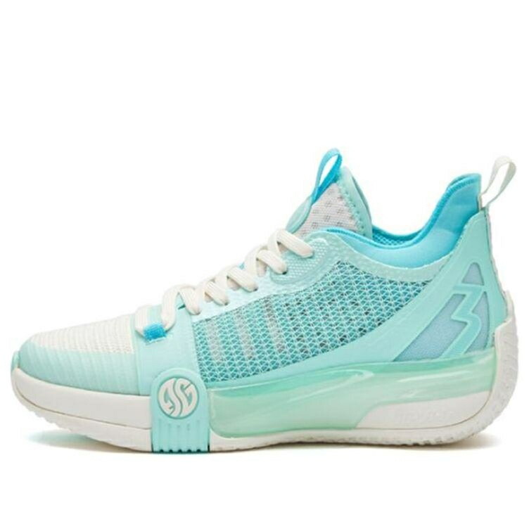 緑 グリーン 白色 ホワイト 'MOJITO' スニーカー レディース 361 DEGREES (WMNS) 361 DEGREES ZEN 3 X AARON GORDON 582211116-2 / GREEN WHITE
