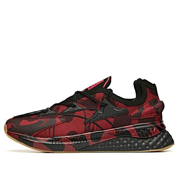 スニーカー 運動すること靴 赤 赤いこと 黒いこと 黒いこと \u0027RED BLACK\u0027 スニーカー メンズ ANTA X LI BAI RUNNING SHOES 912035588-3 / RED BLACK