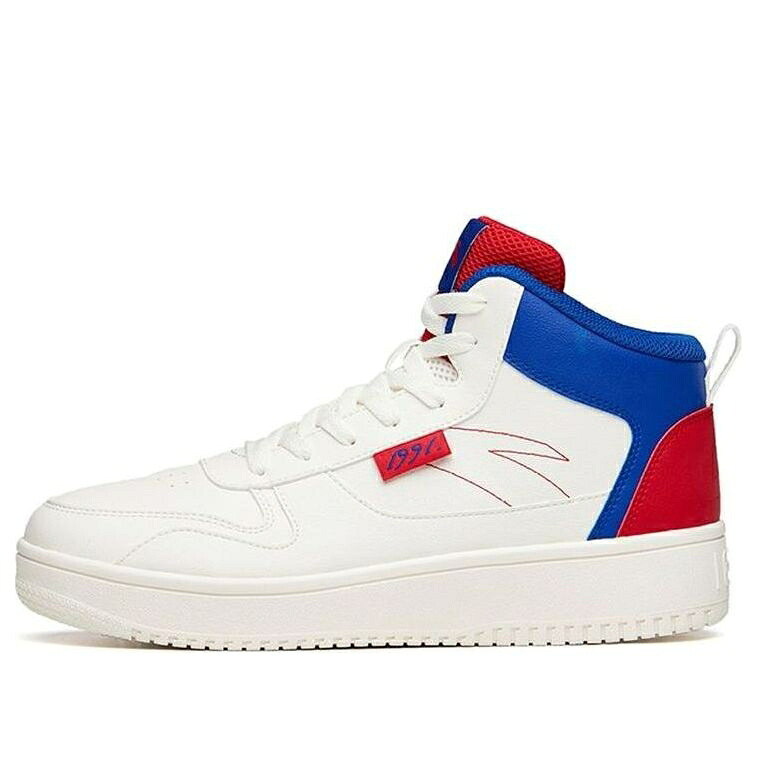 つづき物 御機嫌 青み 青色 白いこと 白いこと 赤 赤いこと \u0027WHITE RED\u0027 スニーカー メンズ ANTA SKATEBOARDING SERIES SNEAKERS HIGH BLUE 912038010-15 / WHITE BLUE RED