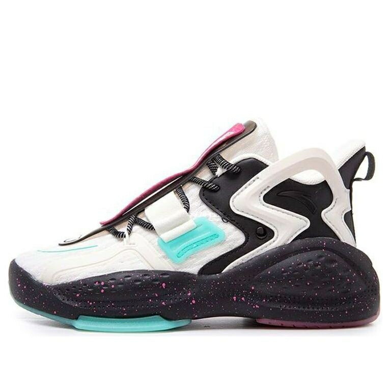 続きもの 白いこと 白いこと 黒いこと 黒いこと 緑 緑であること \u0027BLACK GREEN\u0027 スニーカー レディース ANTA (WMNS) LIFE SERIES SNEAKERS WHITE 122038081-1 / BLACK WHITE GREEN