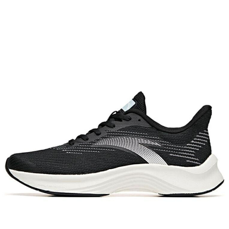 黒色 ブラック 白色 ホワイト 灰色 グレー BLACK WHITE スニーカー レディース ANTA (WMNS) EDGE LOW 122035589-6 / BLACK WHITE GREY