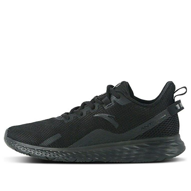 スニーカー 運動靴 黒色 ブラック 'BLACK' スニーカー メンズ ANTA RUNNING SHOES 111935525R-6 / BLACK