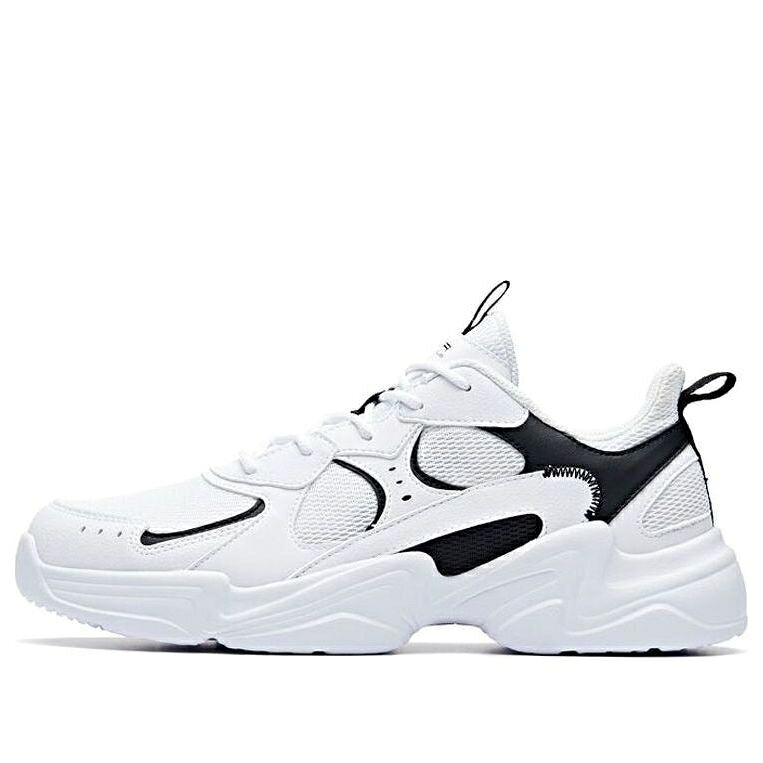 続きもの 白いこと 白いこと 黒いこと 黒いこと \u0027WHITE BLACK\u0027 スニーカー メンズ ANTA LIFE SERIES SNEAKERS 111938822R-3 / WHITE BLACK