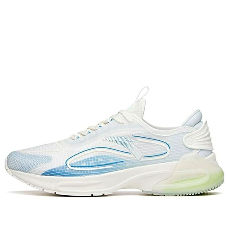 スニーカー 運動靴 青色 ブルー 白色 ホワイト 緑 グリーン 'WHITE GREEN' スニーカー メンズ ANTA RUNNING SHOES BLUE 112125518-1 / BLUE WHITE GREEN|スニケス
