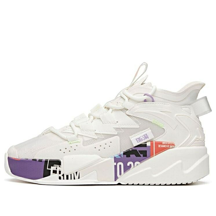 紫 パープル 白いこと 白いこと 橙 オレンジ色 \u0027WHITE ORANGE\u0027 スニーカー レディース ANTA (WMNS) G6 PURPLE 122128089-1 / WHITE PURPLE ORANGE