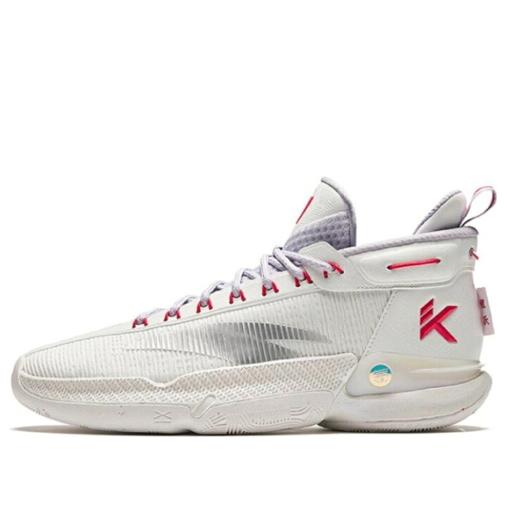 白いこと 白いこと サクラ色 \u0027WHITE PINK\u0027 スニーカー メンズ ANTA KT9 KLAY THOMPSON 112411101-5 / WHITE PINK