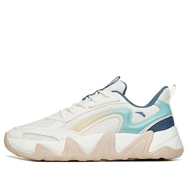 シリーズ 青色 ブルー 白色 ホワイト 'BLUEWHITE' スニーカー メンズ ANTA FASHION SERIES SNEAKERS LOW 'BLUE-WHITE' 112228051-4 / BLUE WHITE TAN