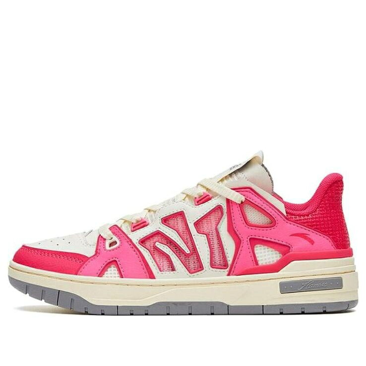 白いこと 白いこと さくら色 赤 赤いこと 4.0 \u0027PINK RED\u0027 スニーカー レディース ANTA (WMNS) FLAME 122328090-3 / WHITE PINK RED