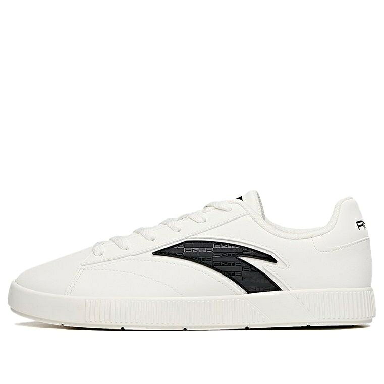 白色 ホワイト 黒色 ブラック 'WHITE BLACK' スニーカー メンズ ANTA X-GAME 112048064-2 / WHITE BLACK