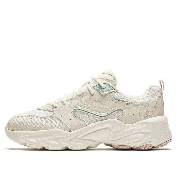 続きもの ベージュ 白いこと 白いこと 緑 緑であること \u0027BEIGE\u0027 スニーカー レディース ANTA (WMNS) LIFE SERIES SNEAKERS 922418893-2 / BEIGE WHITE GREEN
