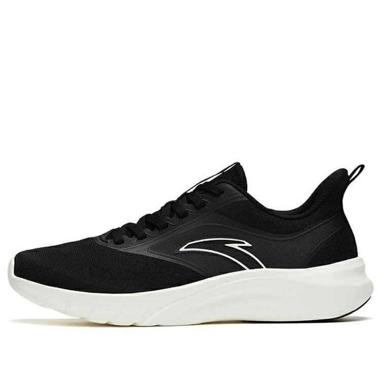 つづき物 黒いこと 黒いこと 白いこと 白いこと \u0027SLIPRESISTANT BLACK\u0027 スニーカー メンズ ANTA RUNNING SERIES LOW \u0027SLIP-RESISTANT DURABLE 112325575-1 / BLACK WHITE